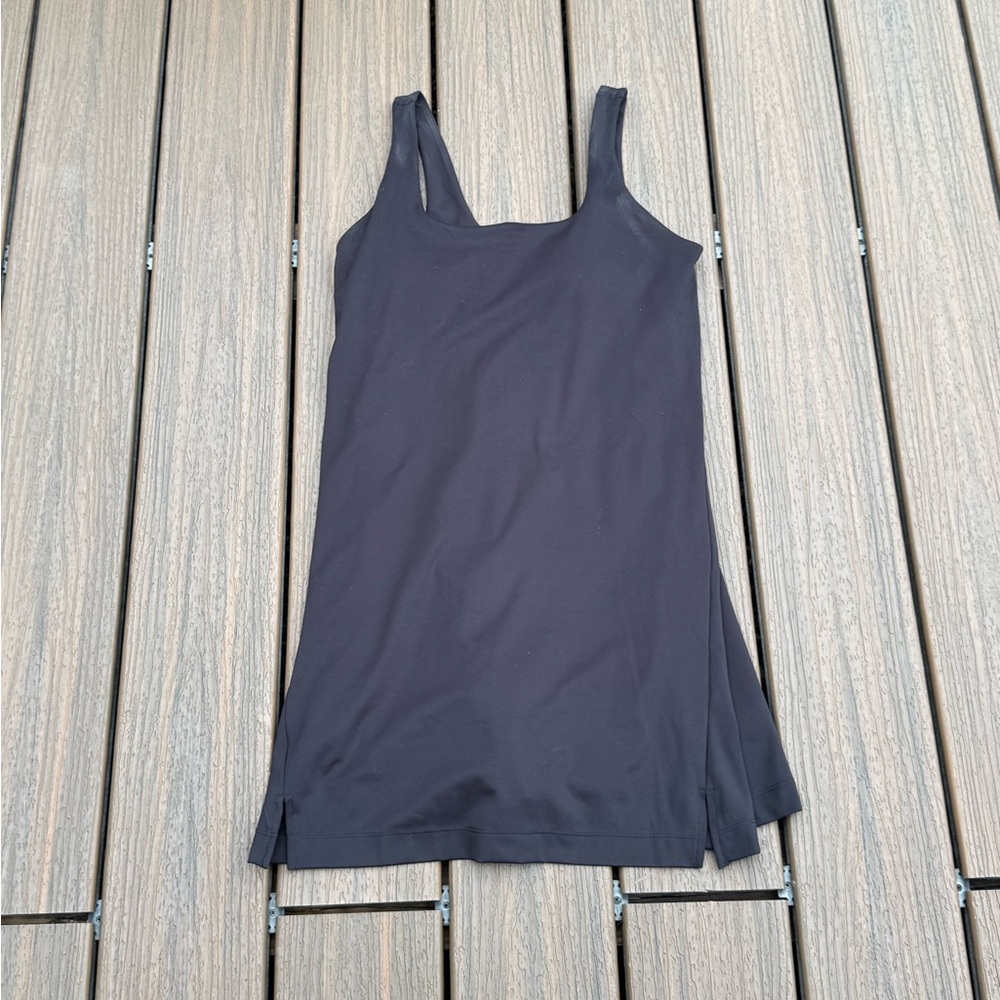 Old Navy power soft Black Dress with shorts liner